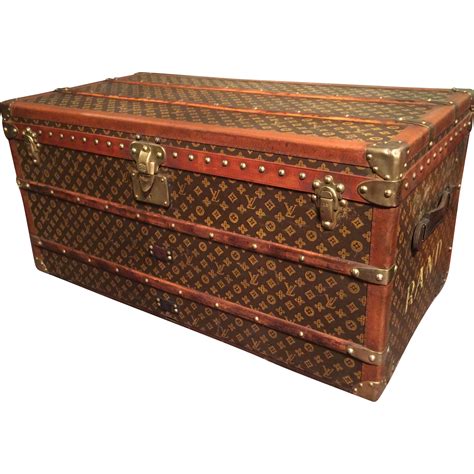 antique Louis Vuitton steamer trunk